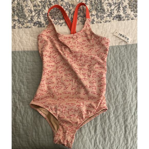 Amazon Essentials One piece Shark Swimsuit Nwt - Picture 3 of 4
